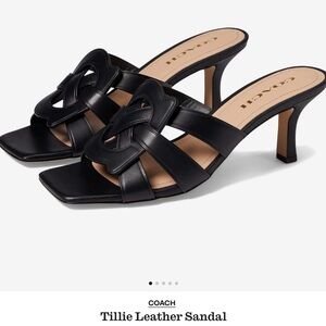 Coach Tillie Leather Sandal in Black Size 9
EXCELLENT CONDITION